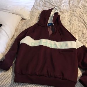 Adidas quarter zip hoodie
